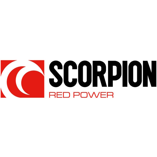 Scorpion Red Power is a British performance exhaust brand handcrafted in Derbyshire, offering high‑flow stainless steel exhaust systems with enhanced power delivery and a bold sound.